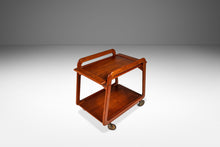 Load image into Gallery viewer, Danish Mid-Century Modern Petite Tea Trolley / Bar Cart in Solid Teak by Sika Møbler, Denmark, c. 1960's-ABT Modern