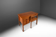 Load image into Gallery viewer, Danish Mid-Century Modern Petite Writer's Desk in Teak by Faarup Møbelfabrik attributed to Ib Kofod Larsen, c. 1980s-ABT Modern