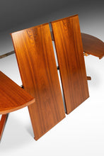 Load image into Gallery viewer, Danish Mid-Century Modern Round Expansion Dining Table w/ Pedestal Base in Teak by Skovby Møbelfabrik, Denmark, c. 1970's-ABT Modern