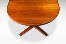 Load image into Gallery viewer, Danish Mid-Century Modern Round Expansion Dining Table w/ Pedestal Base in Teak by Skovby Møbelfabrik, Denmark, c. 1970's-ABT Modern