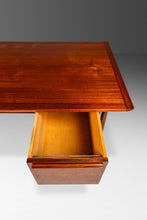 Load image into Gallery viewer, Danish Mid-Century Modern Sculpted Executive Desk in Teak by Arne Vodder for H.P. Hansen, Denmark, c. 1960s-ABT Modern