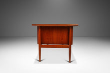 Load image into Gallery viewer, Danish Mid-Century Modern Sculpted Executive Desk in Teak by Arne Vodder for H.P. Hansen, Denmark, c. 1960s-ABT Modern