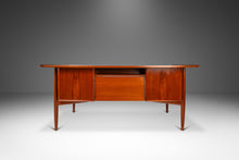 Load image into Gallery viewer, Danish Mid-Century Modern Sculpted Executive Desk in Teak by Arne Vodder for H.P. Hansen, Denmark, c. 1960s-ABT Modern