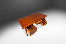 Load image into Gallery viewer, Danish Mid-Century Modern Six-Drawer Writers Desk in Teak by Morredi, Denmark, c. 1960s-ABT Modern