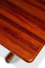 Load image into Gallery viewer, Danish Mid-Century Modern Solid Teak Butcherblock Dining Table / Desk / Workbench, Denmark, c. 1970s-ABT Modern