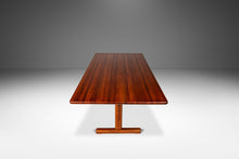 Load image into Gallery viewer, Danish Mid-Century Modern Solid Teak Butcherblock Dining Table / Desk / Workbench, Denmark, c. 1970s-ABT Modern