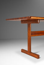 Load image into Gallery viewer, Danish Mid-Century Modern Solid Teak Butcherblock Dining Table / Desk / Workbench, Denmark, c. 1970s-ABT Modern