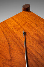 Load image into Gallery viewer, Danish Mid-Century Modern Tall Boy Slim Sled-Based 5-Drawer Dresser in Teak by Durable Suites, Denmark, c. 1970's-ABT Modern