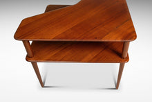 Load image into Gallery viewer, Danish Mid-Century Modern Two-Tiered 'Minerva' Table in Solid Teak by Peter Hvidt & Orla Mølgaard for France and Sons, Denmark, c. 1960s-ABT Modern