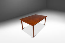 Load image into Gallery viewer, Danish Mid-Modern Expansion Dining Table w/ Stow in Table Leaves in Teak by BRDR Furbo, Denmark, c. 1960's-ABT Modern