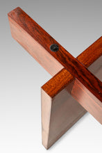 Load image into Gallery viewer, Danish Modern Architectural Modernist Dining Table in Rosewood w/ Glass Top by Sigurd Hansen for Haslev Møbelsnedkeri, Denmark, c. 1970s-ABT Modern