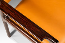 Load image into Gallery viewer, Danish Modern Arm Chair in Solid Mahogany & Caramel Leather by Danish Overseas Imports, c. 1960's-ABT Modern