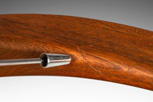 Load image into Gallery viewer, Danish Modern Captain's Arm "Lis" Chair in Walnut & Original Vinyl by Niels Koefoed for Koefoeds Hornslet, Denmark, c. 1960's-ABT Modern