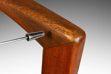 Load image into Gallery viewer, Danish Modern Captain's Arm "Lis" Chair in Walnut & Original Vinyl by Niels Koefoed for Koefoeds Hornslet, Denmark, c. 1960's-ABT Modern