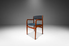 Load image into Gallery viewer, Danish Modern Desk / Arm Chair in Solid Teak and New Upholstery by Benny Linden Designs, c. 1970s-ABT Modern