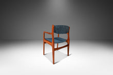 Load image into Gallery viewer, Danish Modern Desk / Arm Chair in Solid Teak and New Upholstery by Benny Linden Designs, c. 1970s-ABT Modern