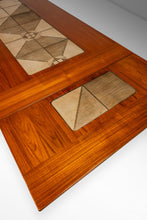 Load image into Gallery viewer, Danish Modern Dropleaf Dining Table in Teak w/ Tile Inlay by Poul H. Poulsen for Gangsø Møbler, Denmark, c. 1970s-ABT Modern