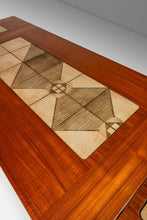 Load image into Gallery viewer, Danish Modern Dropleaf Dining Table in Teak w/ Tile Inlay by Poul H. Poulsen for Gangsø Møbler, Denmark, c. 1970s-ABT Modern