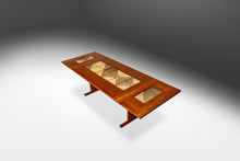 Load image into Gallery viewer, Danish Modern Dropleaf Dining Table in Teak w/ Tile Inlay by Poul H. Poulsen for Gangsø Møbler, Denmark, c. 1970s-ABT Modern
