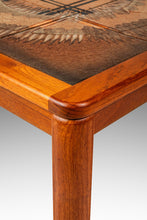 Load image into Gallery viewer, Danish Modern End Table - Accent Table in Teak w/ Ceramic Tile Mosaic Inlay by Johannes Andersen, Denmark, c. 1970's-ABT Modern