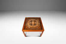 Load image into Gallery viewer, Danish Modern End Table - Accent Table in Teak w/ Ceramic Tile Mosaic Inlay by Johannes Andersen, Denmark, c. 1970's-ABT Modern