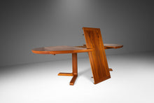 Load image into Gallery viewer, Danish Modern Expansion Dining Table w/ Pedestal Base in Teak by Skovby Møbelfabrik, Denmark, c. 1970s-ABT Modern