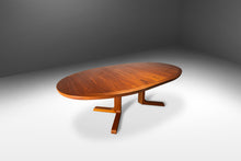Load image into Gallery viewer, Danish Modern Expansion Dining Table w/ Pedestal Base in Teak by Skovby Møbelfabrik, Denmark, c. 1970s-ABT Modern