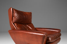 Load image into Gallery viewer, Danish Modern 'Fåtölj' Model 68 Lounge Chair & Ottoman in Leather by Georg Thams for A. S. Vejen, Denmark, c. 1960's-ABT Modern