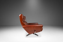 Load image into Gallery viewer, Danish Modern 'Fåtölj' Model 68 Lounge Chair & Ottoman in Leather by Georg Thams for A. S. Vejen, Denmark, c. 1960's-ABT Modern