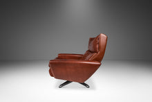 Load image into Gallery viewer, Danish Modern 'Fåtölj' Model 68 Lounge Chair & Ottoman in Leather by Georg Thams for A. S. Vejen, Denmark, c. 1960's-ABT Modern