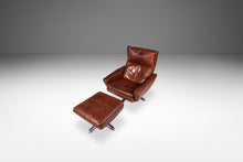 Load image into Gallery viewer, Danish Modern 'Fåtölj' Model 68 Lounge Chair & Ottoman in Leather by Georg Thams for A. S. Vejen, Denmark, c. 1960's-ABT Modern