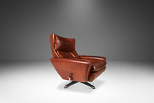 Load image into Gallery viewer, Danish Modern 'Fåtölj' Model 68 Lounge Chair & Ottoman in Leather by Georg Thams for A. S. Vejen, Denmark, c. 1960's-ABT Modern