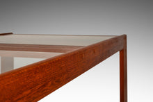Load image into Gallery viewer, Danish Modern Low Profile Coffee Table in Teak w/ Glass Top by Skrillinge Mobelfabrik, Denmark, c. 1970s-ABT Modern