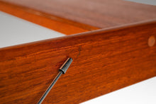 Load image into Gallery viewer, Danish Modern Low Profile Coffee Table in Teak w/ Glass Top by Skrillinge Mobelfabrik, Denmark, c. 1970s-ABT Modern
