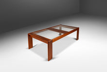 Load image into Gallery viewer, Danish Modern Low Profile Coffee Table in Teak w/ Glass Top by Skrillinge Mobelfabrik, Denmark, c. 1970s-ABT Modern