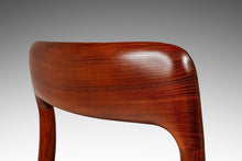 Load image into Gallery viewer, Danish Modern Model 75 Side / Desk Chair by Niels Møller for J.L. Møllers in Pierre Frey Mombasa Turquoise Fabric, Denmark, 1960s-ABT Modern