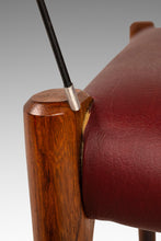 Load image into Gallery viewer, Danish Modern Model 77A Ottoman in Teak & Leather by Niels Otto Møller for J.L. Møller Mobelfabrik, Denmark, c. 1960's-ABT Modern