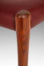 Load image into Gallery viewer, Danish Modern Model 77A Ottoman in Teak & Leather by Niels Otto Møller for J.L. Møller Mobelfabrik, Denmark, c. 1960's-ABT Modern