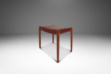 Load image into Gallery viewer, Danish Modern Model 77A Ottoman in Teak & Leather by Niels Otto Møller for J.L. Møller Mobelfabrik, Denmark, c. 1960's-ABT Modern