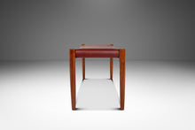 Load image into Gallery viewer, Danish Modern Model 77A Ottoman in Teak & Leather by Niels Otto Møller for J.L. Møller Mobelfabrik, Denmark, c. 1960's-ABT Modern