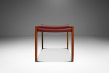 Load image into Gallery viewer, Danish Modern Model 77A Ottoman in Teak & Leather by Niels Otto Møller for J.L. Møller Mobelfabrik, Denmark, c. 1960's-ABT Modern