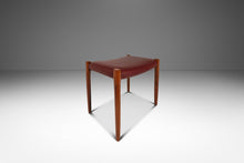 Load image into Gallery viewer, Danish Modern Model 77A Ottoman in Teak & Leather by Niels Otto Møller for J.L. Møller Mobelfabrik, Denmark, c. 1960's-ABT Modern