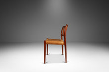 Load image into Gallery viewer, Danish Modern Model 83 Teak Dining Chair w/ Paper Cord Seat by Niels Otto Møller for J.L. Møller Mobelfabrik, Denmark, c. 1960's-ABT Modern