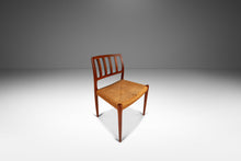 Load image into Gallery viewer, Danish Modern Model 83 Teak Dining Chair w/ Paper Cord Seat by Niels Otto Møller for J.L. Møller Mobelfabrik, Denmark, c. 1960's-ABT Modern