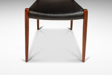 Load image into Gallery viewer, Danish Modern Møller Model No. 82 Ladderback Side Chair in Teak & Leather for J.L. Møllers Møbelfabrik, Denmark, c. 1960s-ABT Modern