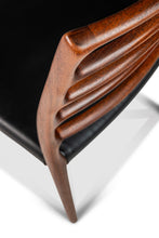 Load image into Gallery viewer, Danish Modern Møller Model No. 82 Ladderback Side Chair in Teak & Leather for J.L. Møllers Møbelfabrik, Denmark, c. 1960's-ABT Modern