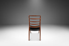 Load image into Gallery viewer, Danish Modern Møller Model No. 82 Ladderback Side Chair in Teak & Leather for J.L. Møllers Møbelfabrik, Denmark, c. 1960's-ABT Modern