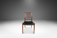 Load image into Gallery viewer, Danish Modern Møller Model No. 82 Ladderback Side Chair in Teak & Leather for J.L. Møllers Møbelfabrik, Denmark, c. 1960s-ABT Modern