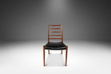 Load image into Gallery viewer, Danish Modern Møller Model No. 82 Ladderback Side Chair in Teak & Leather for J.L. Møllers Møbelfabrik, Denmark, c. 1960's-ABT Modern
