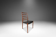 Load image into Gallery viewer, Danish Modern Møller Model No. 82 Ladderback Side Chair in Teak & Leather for J.L. Møllers Møbelfabrik, Denmark, c. 1960's-ABT Modern